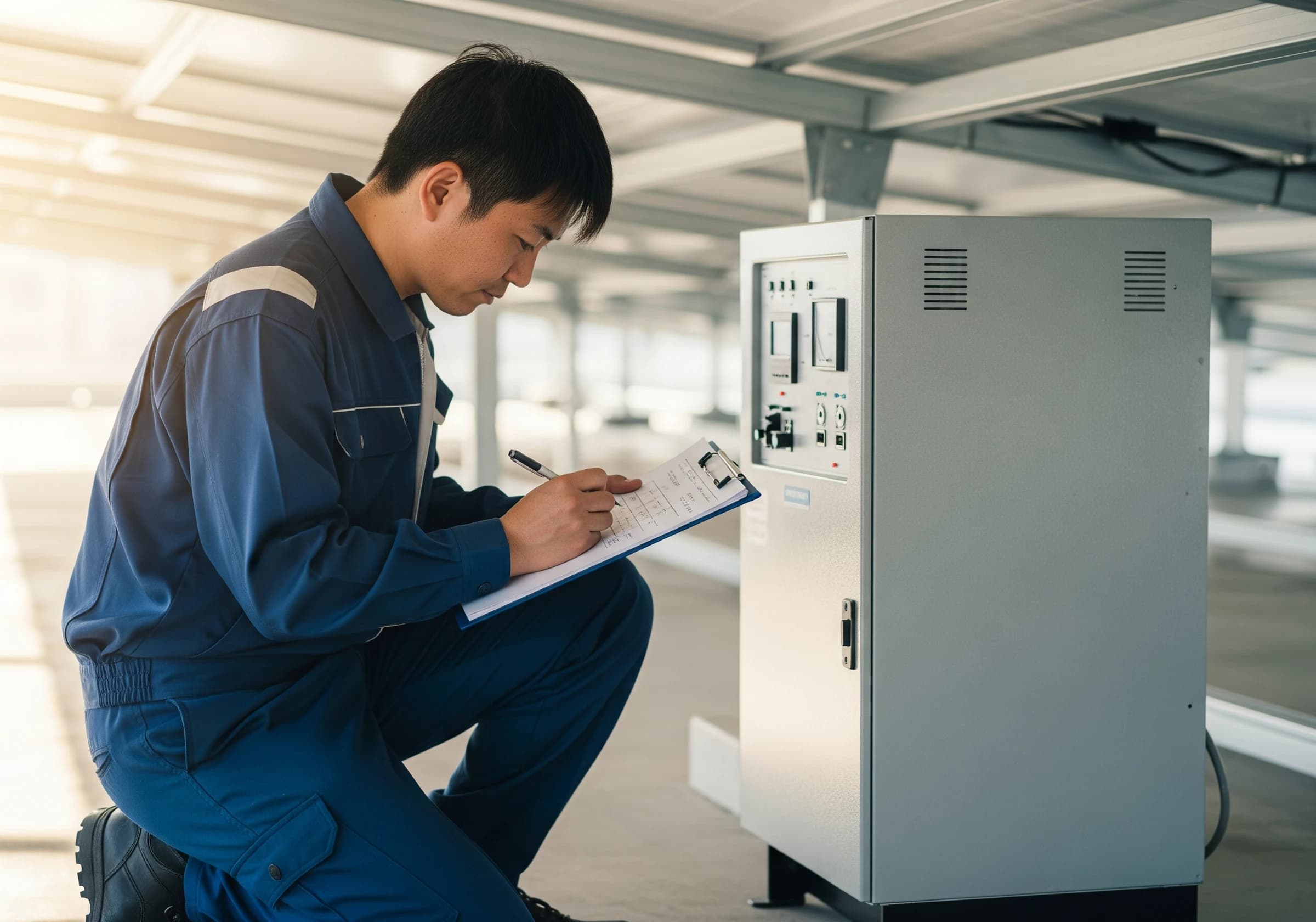 有資格の技術者が診断